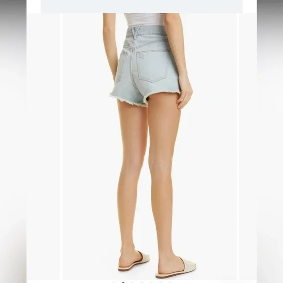 NEW • Veronica Beard • Women's Timmi Cutoff Denim Shorts Aire Blue